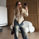 Winter Loose Sweater Cardigan Coat