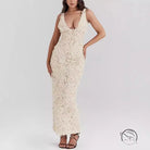 Spring Summer Strap Split Dress Casual Loose Vacation Women Clothing