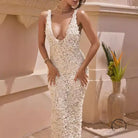 Spring Summer Strap Split Dress Casual Loose Vacation Women Clothing