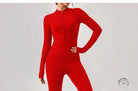 Bright red long-sleeved Comfy One Piece Sportswear jumpsuit