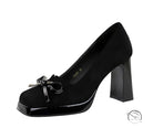 Bow Decorative Shallow Mouth Super High Heel