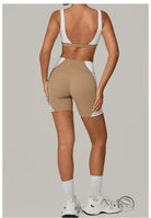 Color Matching Tight Quick Drying Fitness Clothes