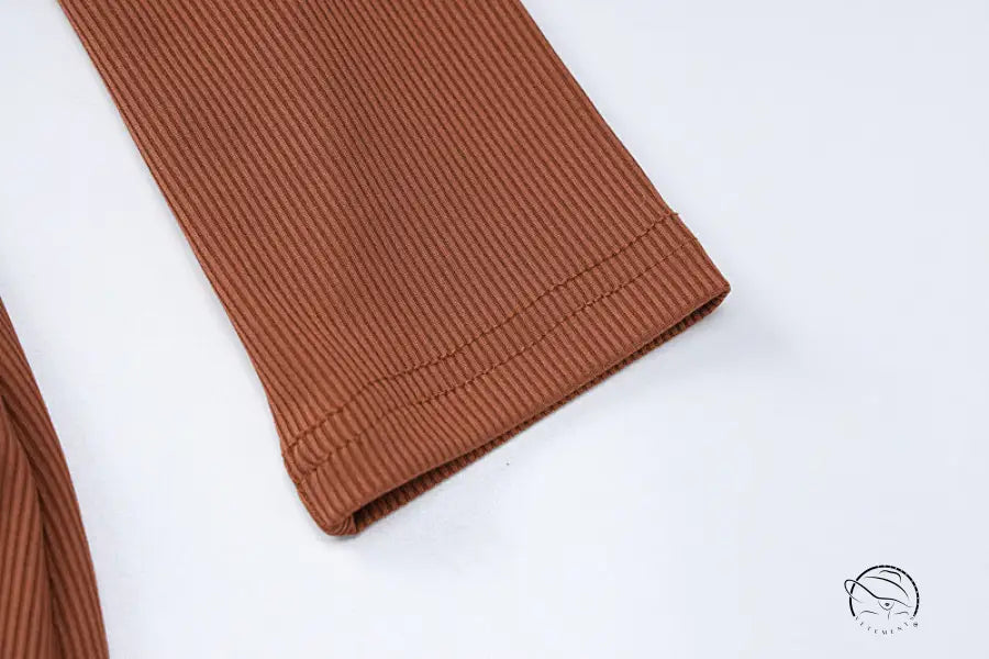 Women Clothing Winter Solid Color Rib u Neck Long Sleeved Slim Fit Hip Raise Sports Jumpsuit