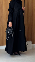 Graceful Embroidery Mid Length Robe Trench Coat