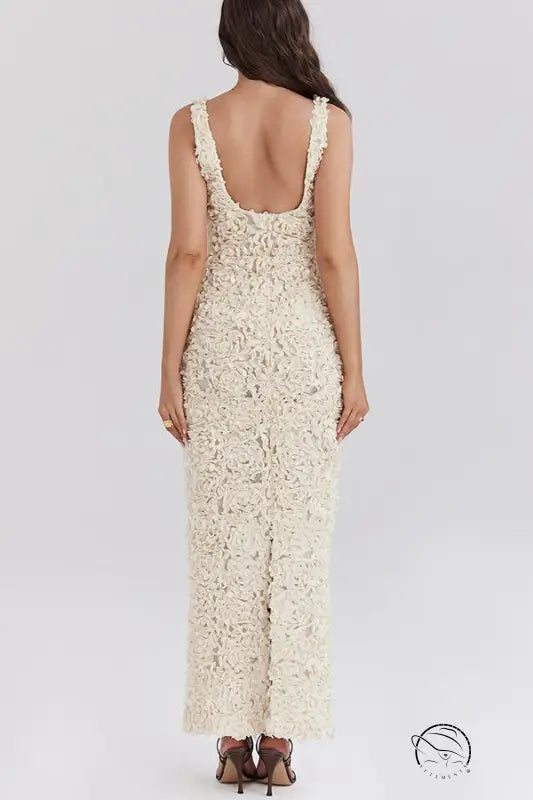 Spring Summer Strap Split Dress Casual Loose Vacation Women Clothing