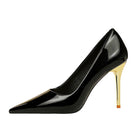 Fashionable Simple Metal Heel Ultra High