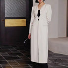 French Romantic Light Luxury Long Trench Coat