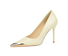 Cocktail Low Cut Shoes Pointed Stiletto Heels