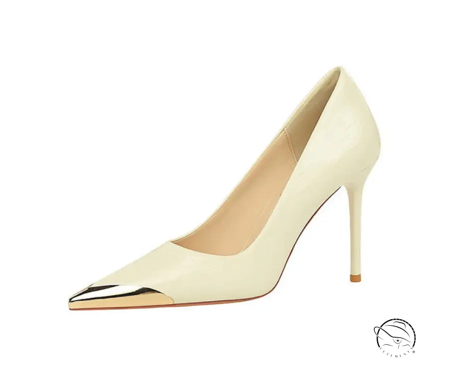 Cocktail Low Cut Shoes Pointed Stiletto Heels
