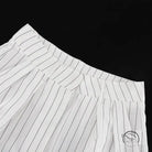 Elegant Striped Top Wide Leg Pants Office Two Piece Sets