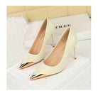 Cocktail Low Cut Shoes Pointed Stiletto Heels
