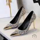 Stiletto Rhinestone High Heels