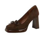 Bow Decorative Shallow Mouth Super High Heel