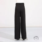 Black gorgeous wide leg pants in two-piece set