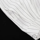 Elegant Striped Top Wide Leg Pants Office Two Piece Sets