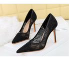 Skinny Night Club Mesh Stiletto High Heel Shoes