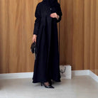 Graceful Embroidery Mid Length Robe Trench Coat