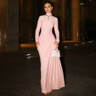 French Slim Fit Backless Button Dress