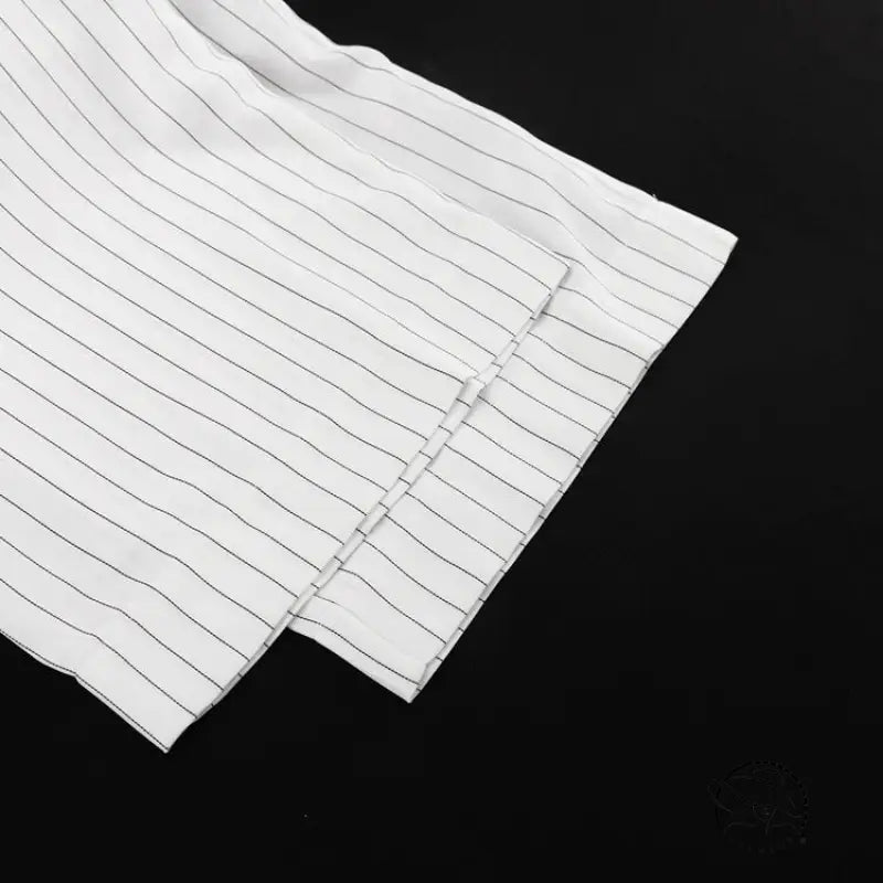 Elegant Striped Top Wide Leg Pants Office Two Piece Sets