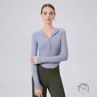 Warm Hoodie Slimming Tops Outerwear Workout