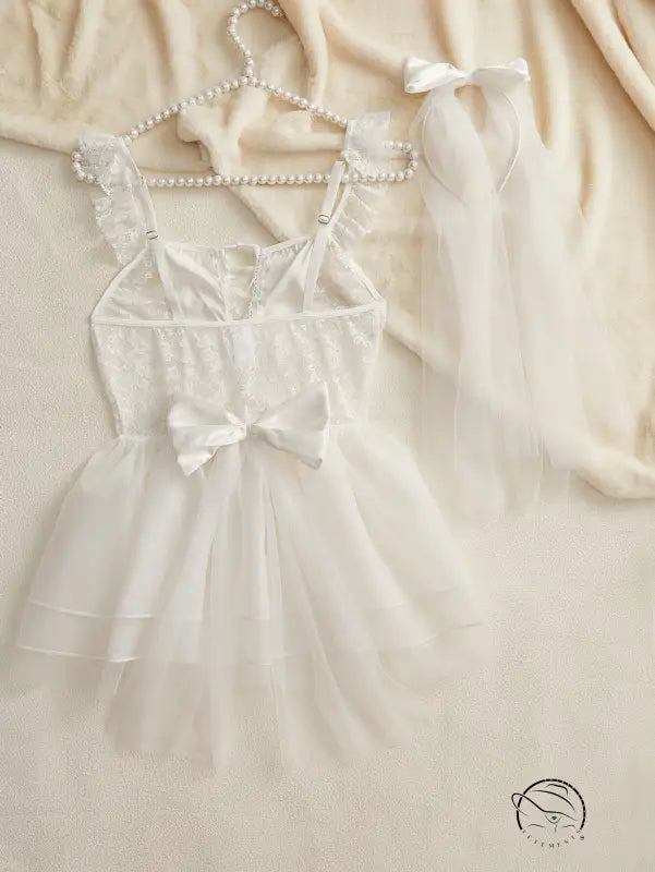 Underwear Body Shaping Two Piece Suits Dress Hollow out Cutout Cross Straps See Through Suit