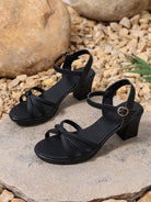 Ankle Strap Buckle High Heel