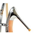 High Grade Metal Pointed Toe Strap Heels