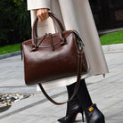 Elegant Soft Leather Trendy Large Capacity Handbags