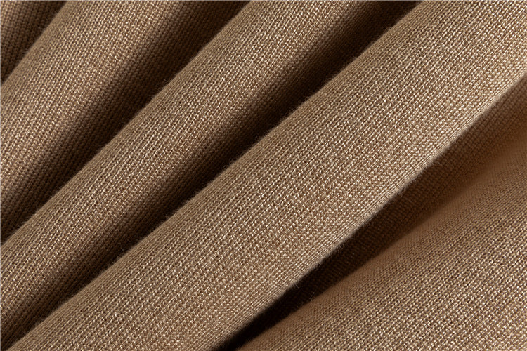 Middle East Elegant Cardigan Robe Knitted Wide Leg Pants Three Piece Set