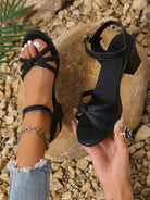 Ankle Strap Buckle High Heel