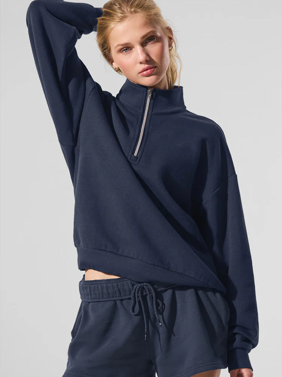 Casual Sports Pure Cotton Loose All Matching Top