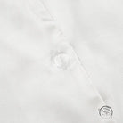 White satin nightgown with clear button, luxury home wear fashion