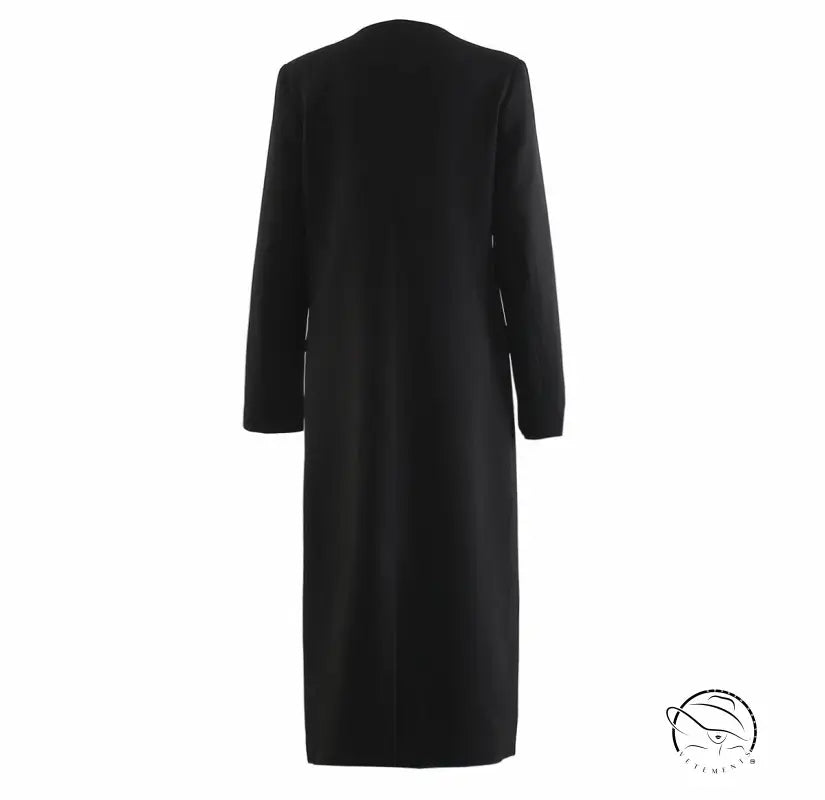 French Romantic Light Luxury Long Trench Coat