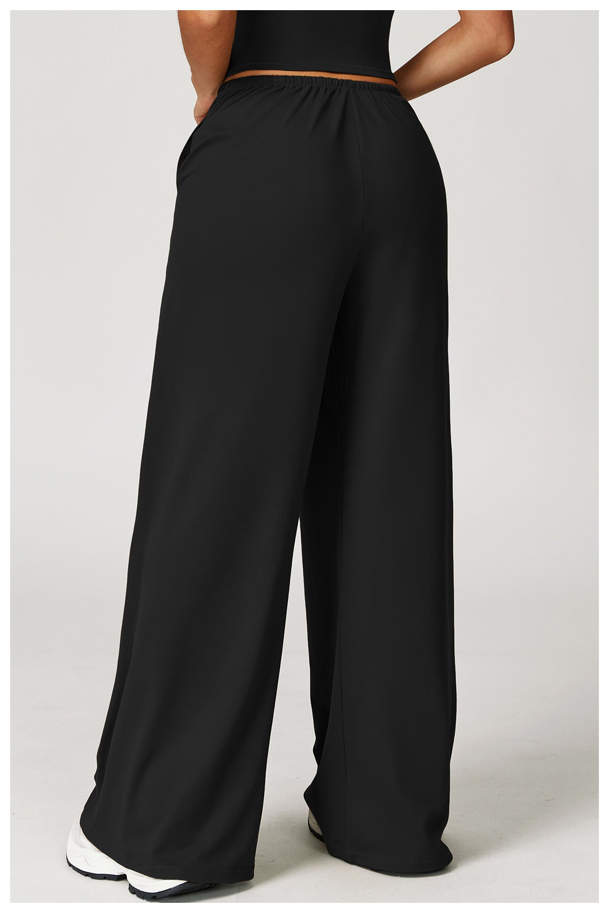 Embellished Wide Leg Loose Casual Pants