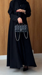 Graceful Embroidery Mid Length Robe Trench Coat