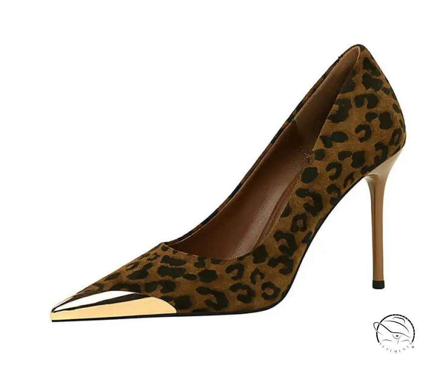 Cocktail Leopard Print High Heels