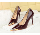 Cocktail Low Cut Shoes Pointed Stiletto Heels