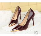 Cocktail Low Cut Shoes Pointed Stiletto Heels