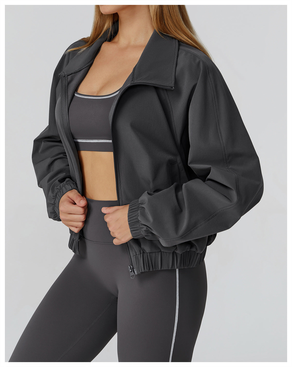 Quick Drying Stand Collar Sports Jacket