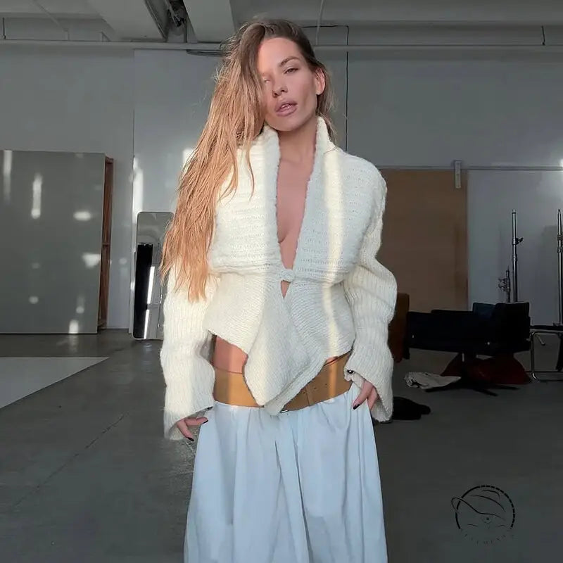 Winter Loose Sweater Cardigan Coat