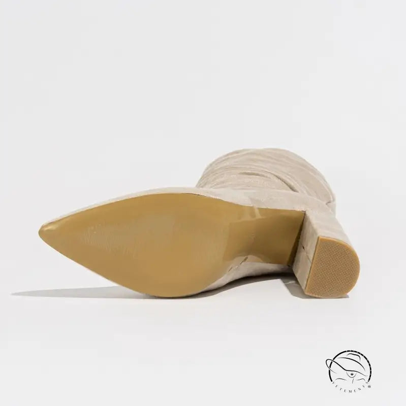 Winter Fashionable Chunky High Heel Boots