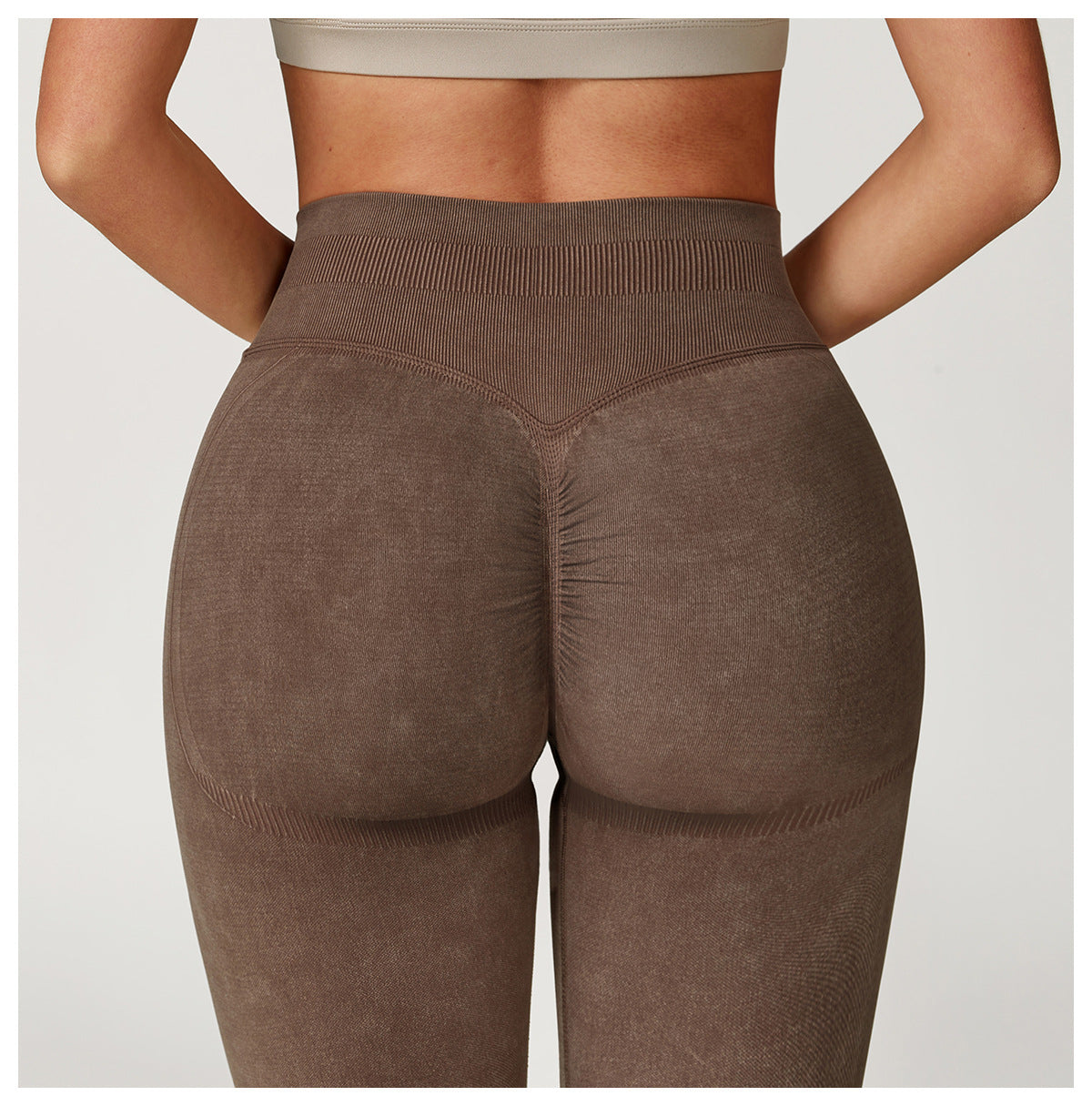 Comfy Seamless Stone Washed Yoga Pants