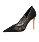 Skinny Night Club Mesh Stiletto High Heel Shoes
