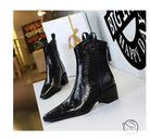 Retro Grip Pattern Winter Boots