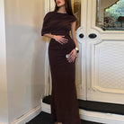Enchanting Design Skinny Sheath Pleated Dress