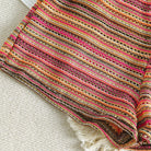 Striped multicolored knitted fabric of the Cute Halter Bikini Knitted Swimsuit fashion ملابس