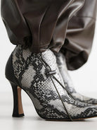 Loose Faux Leather Trousers