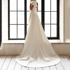 Elegant white wedding dress showcasing the Gorgeous Slim Fit Dress in high-fashion style