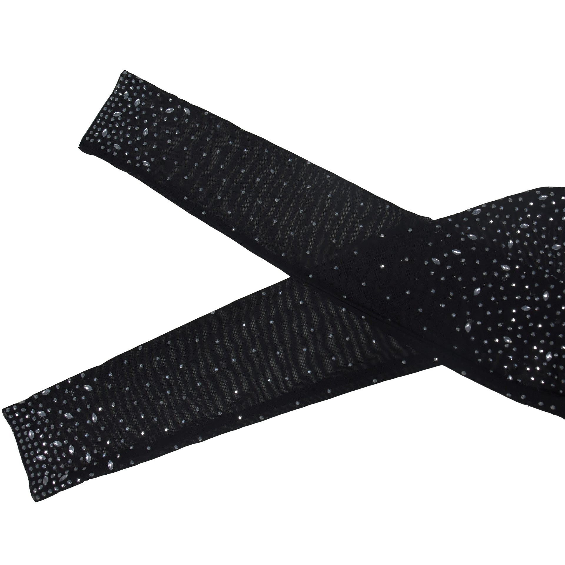 Black leggings with silver embellishments paired with the Amazing Split Maxi Dress for stylish fashion