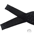 Amazing split maxi dress with black leggings and silver embellishments